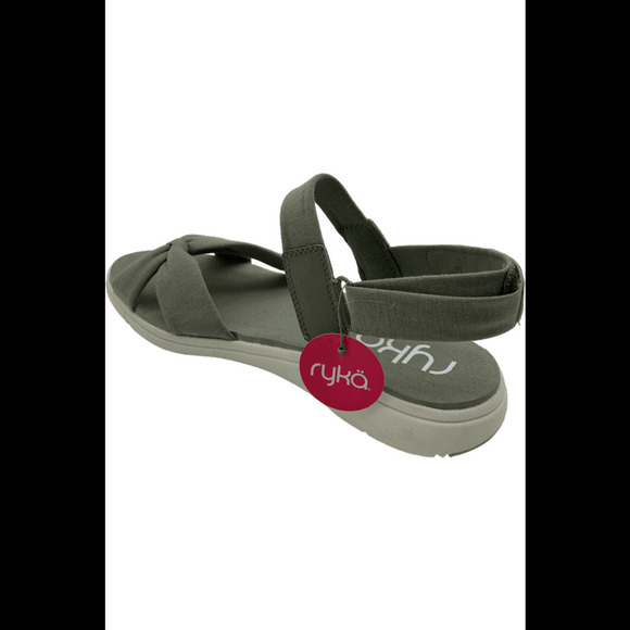 Ryka Adjustable Back Strap Sport Sandals Mallorie Vetiver - Medium - Picture 2 of 3